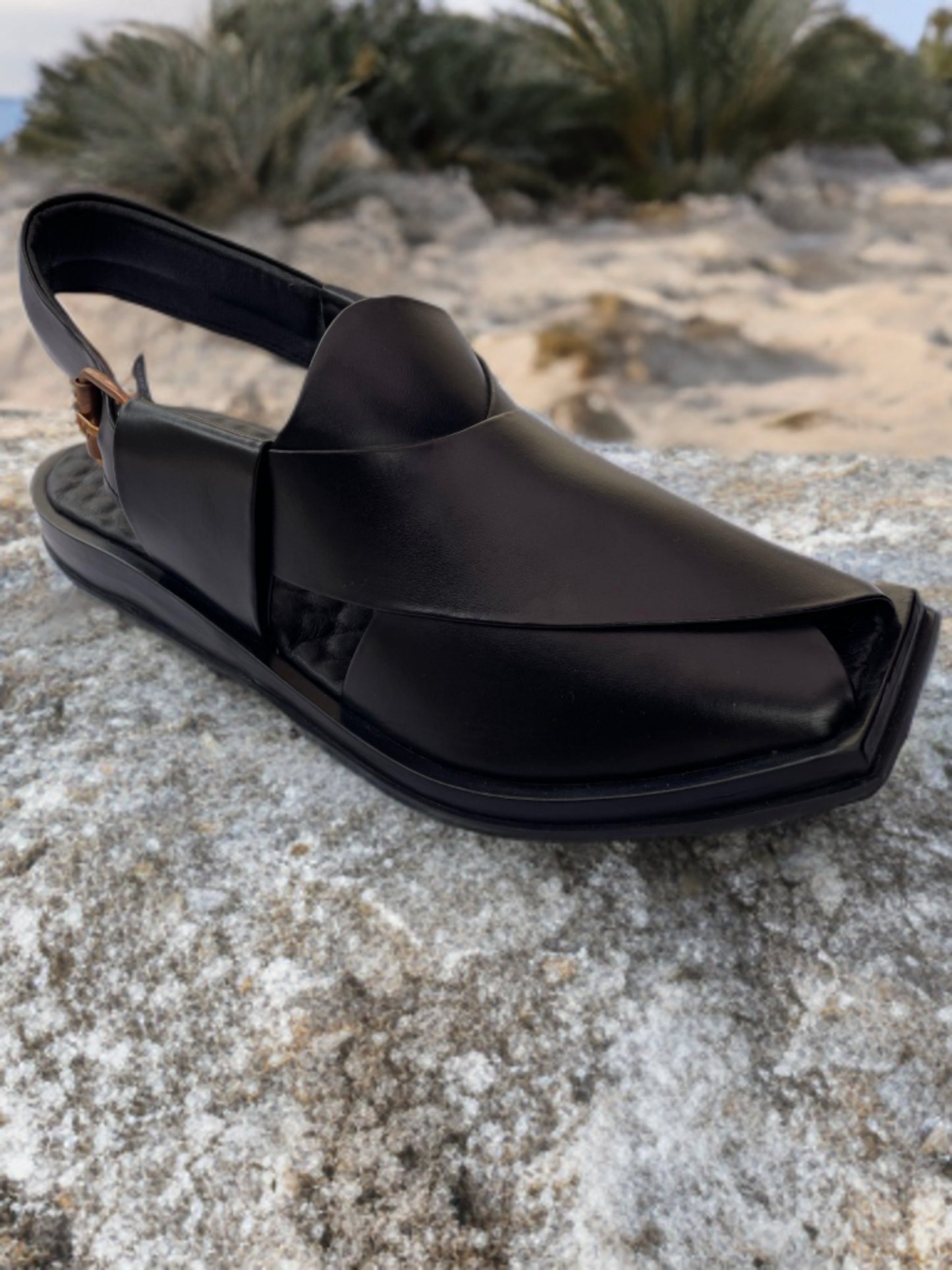 Smart Zalmi Medicated Chappal (BLACK)