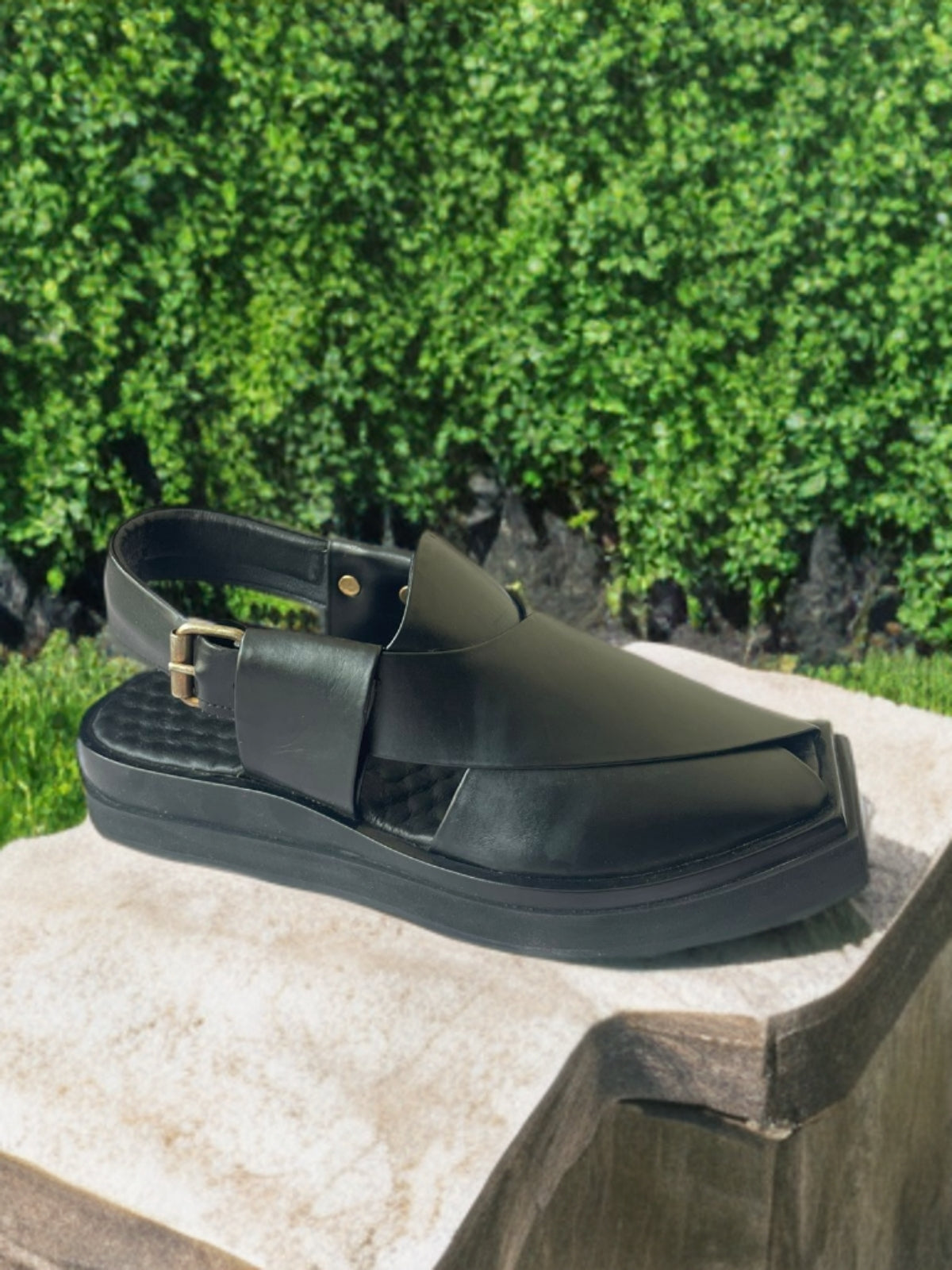 KAPPTAN Medicated CHAPPAL (BLACK )