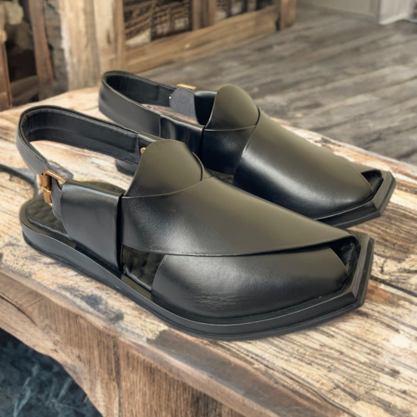 Smart Zalmi Medicated Chappal (BLACK)