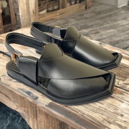 Smart Zalmi Medicated Chappal (BLACK)