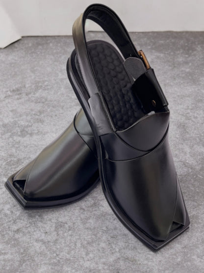 Smart Zalmi Medicated Chappal (BLACK)