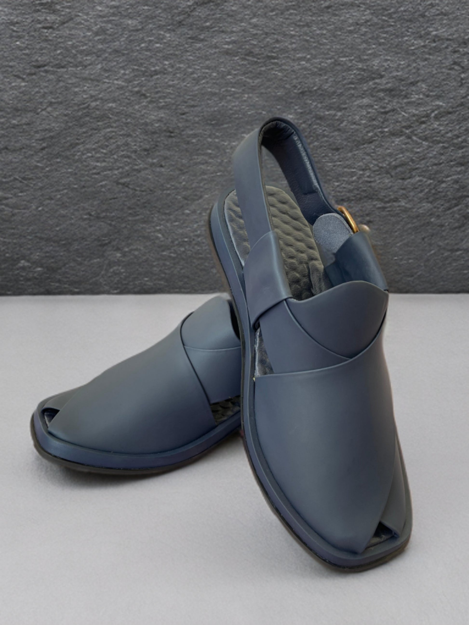 Round Shape Medicated Chappal (BLUE)