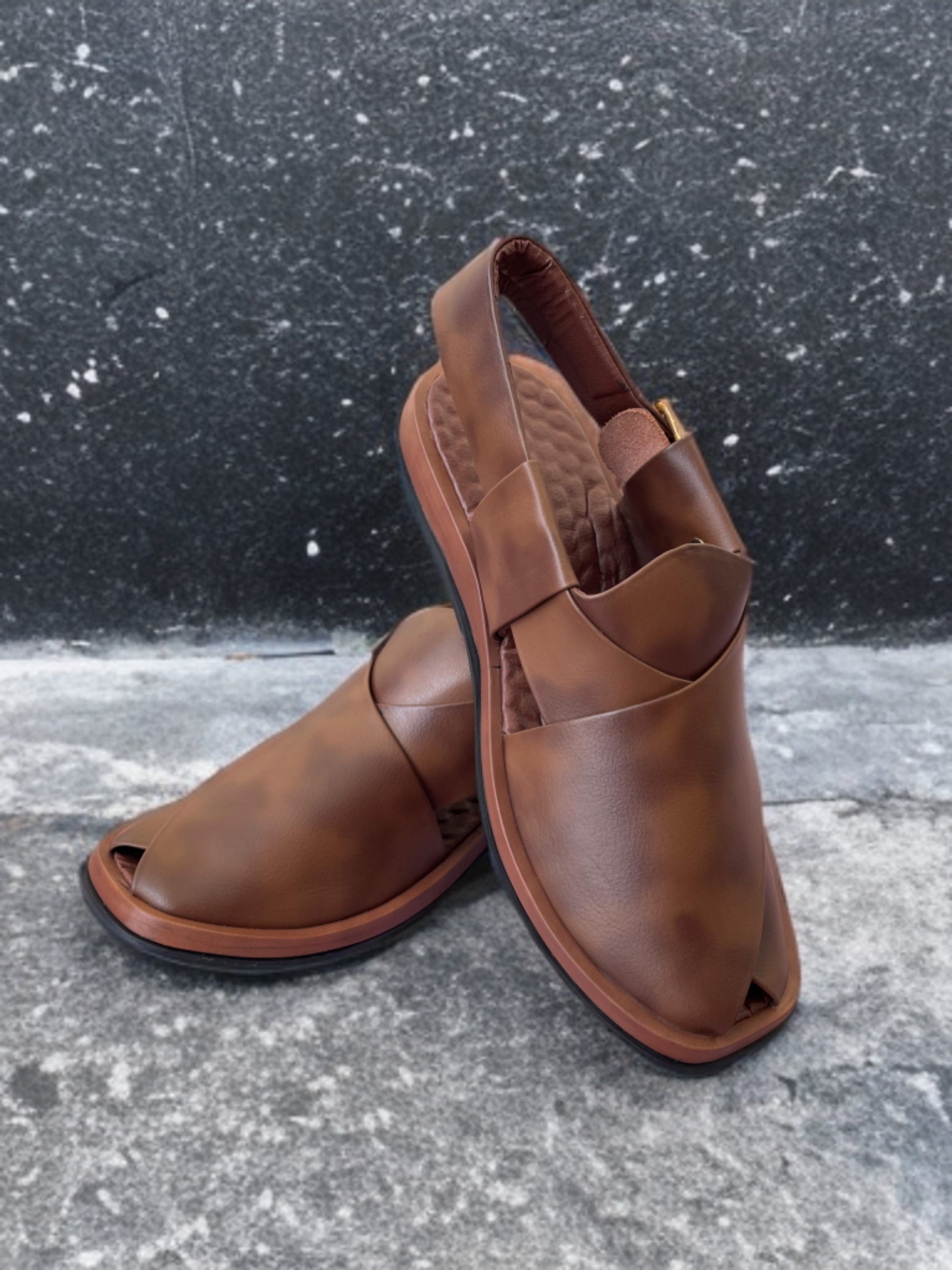 Round Shape Medicated Chappal (BOUBLE SHADE )