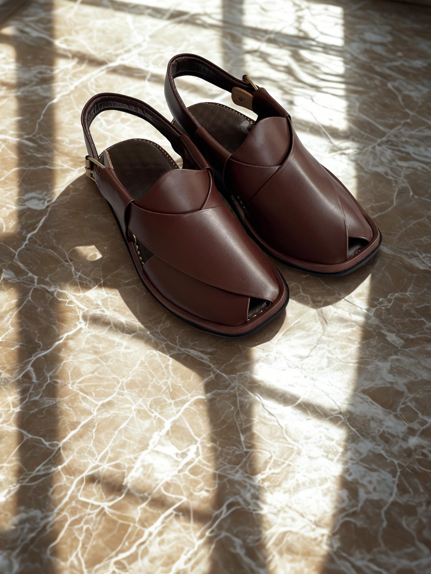 Round Shape Medicated Chappal (KALIJI BROWN )