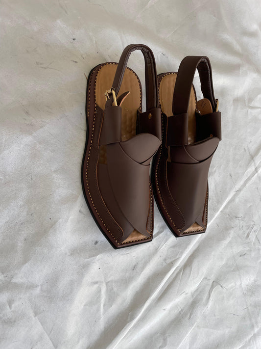 Peshawar Zalmi Medicated Chappal (DRAK BROWN )