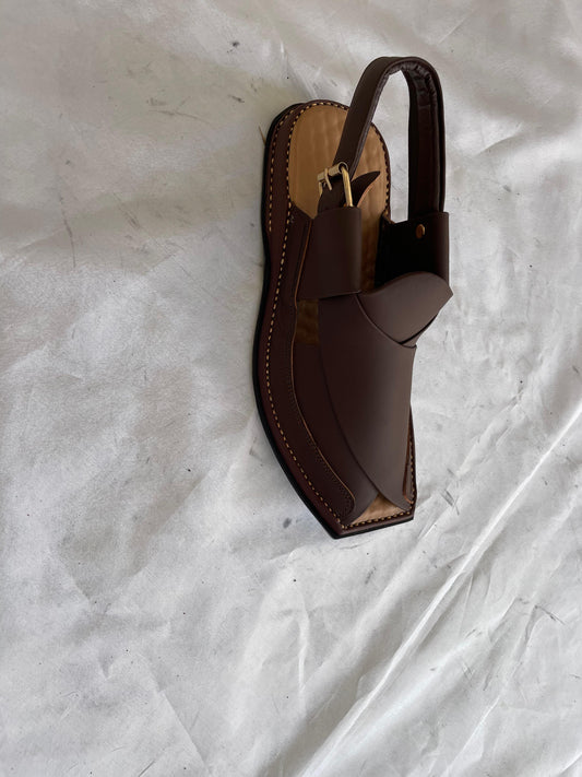 Peshawar Zalmi Medicated Chappal (DRAK BROWN )