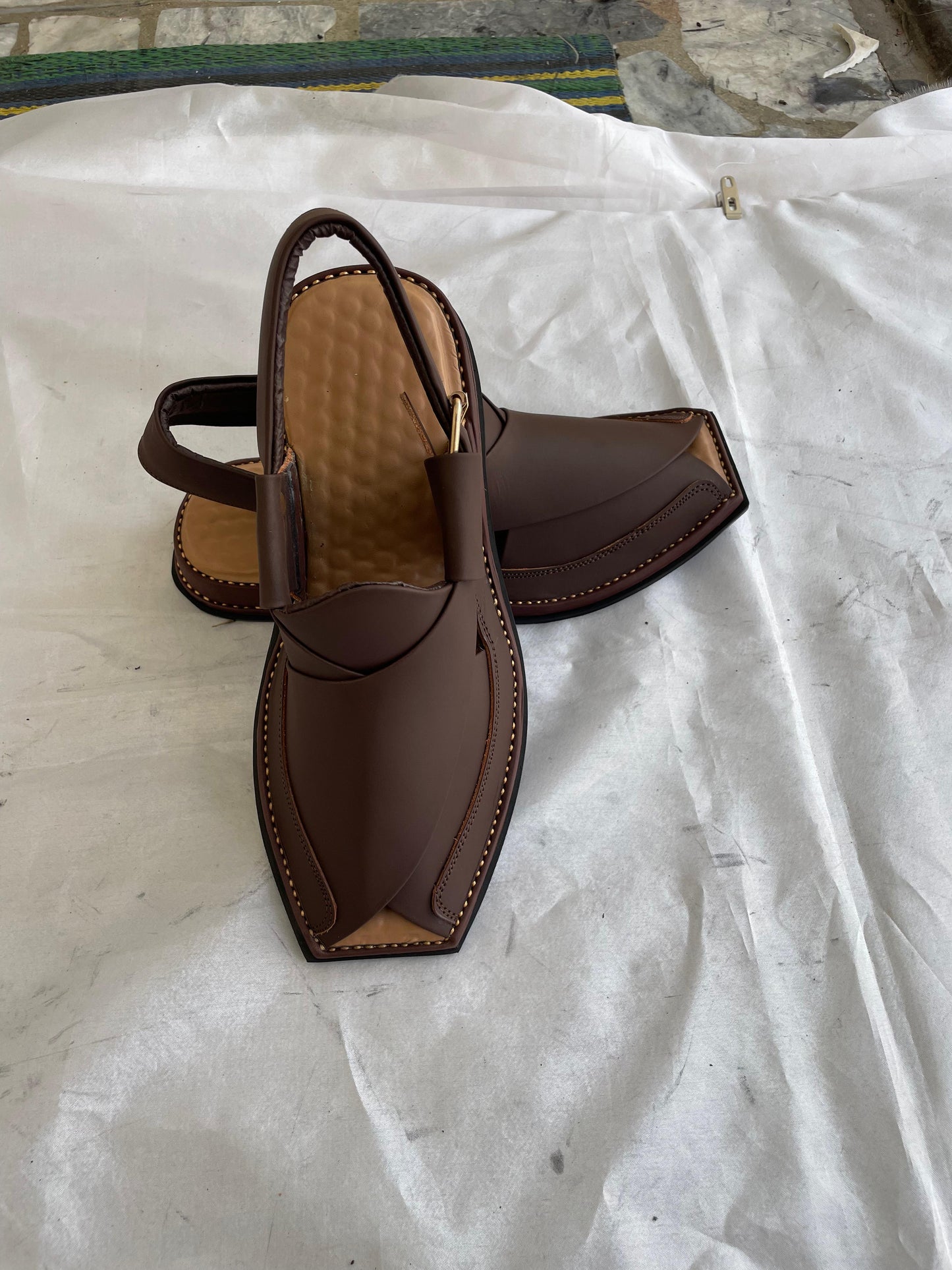 Peshawar Zalmi Medicated Chappal (DRAK BROWN )