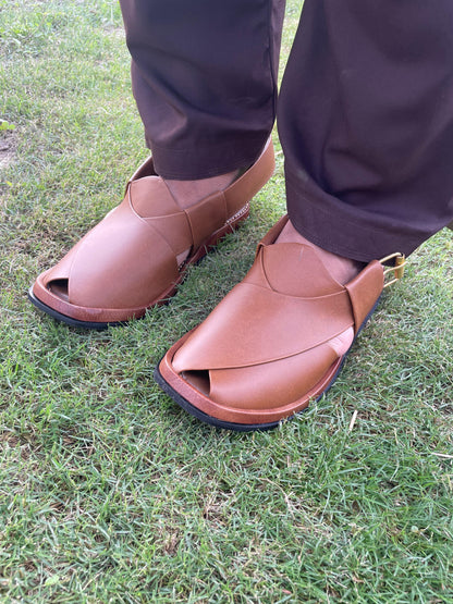 Round Shape Medicated Chappal (Akhrot)