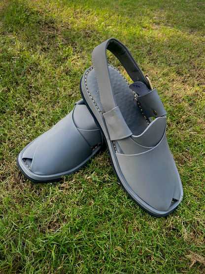 Round Shape Medicated Chappal (Gray)